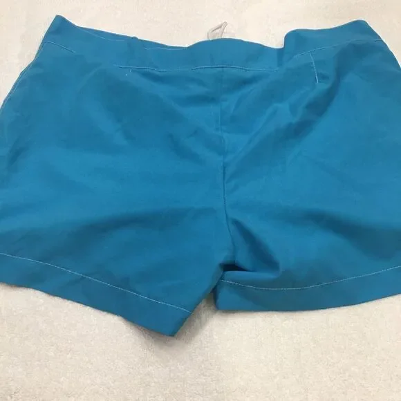 - Parke & Ronan size 36 light blue shorts size 36 zipper tie waist Velcro … - Picture 3 of 6
